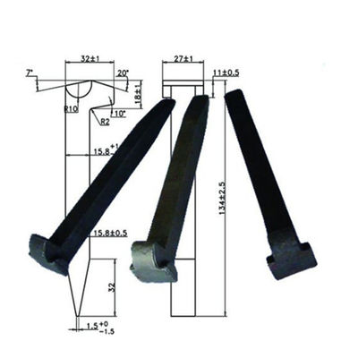 কেনা Q235 A স্টিল গ্রেড 4.8 6.8 8.8 10.9 কাঠের স্লিপারের জন্য স্ক্রু বোল্ট online manufacture