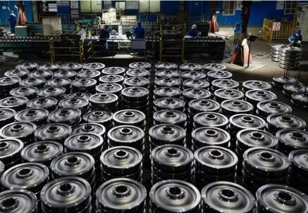 কেনা ভারী লোড হ্যান্ডলিং এবং শিল্প পরিবহন জন্য আদর্শ তাপ চিকিত্সা ইস্পাত নির্মাণ বৈশিষ্ট্যযুক্ত ভারী দায়িত্ব ইস্পাত চাকার online manufacture