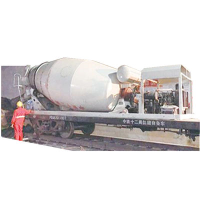 38T রেলওয়ে মালবাহী ওয়াগন কংক্রিট মিশ্রণের জন্য রেলগাড়ি